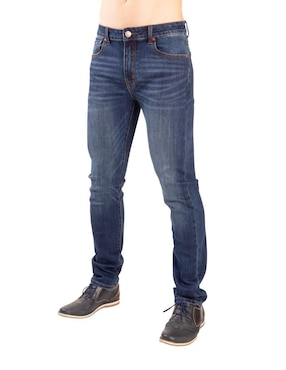 Jeanswest Slim Lavado Obscuro Para Hombre