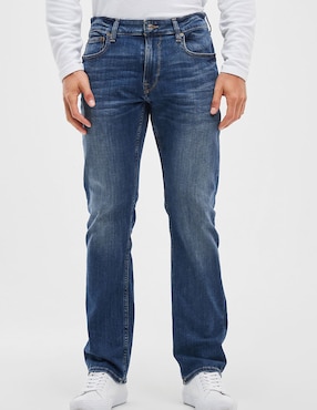 Jeans Regular Guess Deslavado Para Hombre