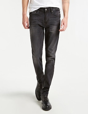 Jeans Slim GUESS Deslavado Para Hombre