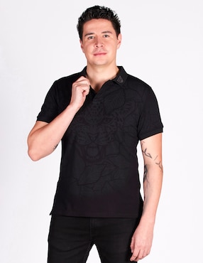 Playera Tipo Polo Ay Güey Sorpresa Nocturna Para Hombre