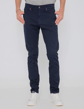 Pantalón Straight Scotta De Algodón Para Hombre