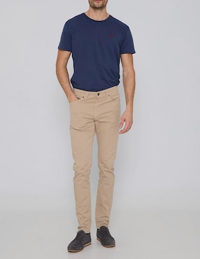 Pantalón recto Scotta de algodón para hombre
