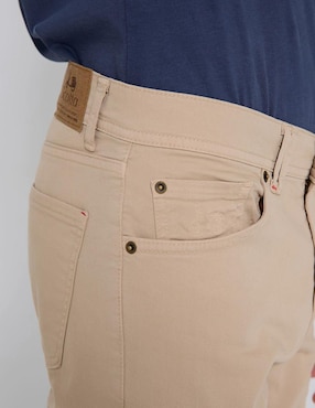 Pantalón recto Scotta de algodón para hombre
