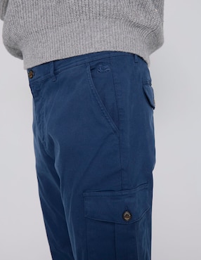 Pantalón recto Scotta de algodón para hombre