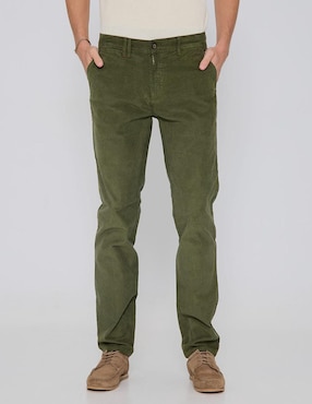 Pantalón Straight Scotta De Algodón Para Hombre