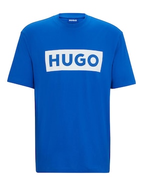 Playera Hugo Blue cuello redondo para hombre