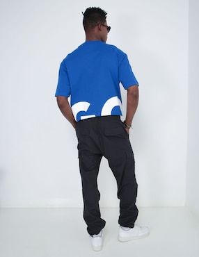 Pants regular Hugo Blue con jareta para hombre