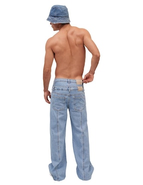 Jeans straight Mchk lavado claro para hombre