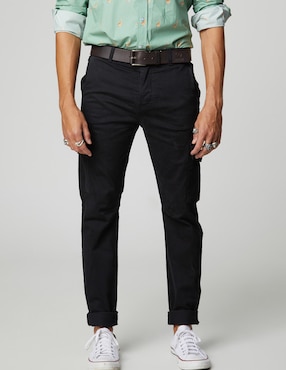 Pantalón cargo slim Altonadock de algodón para hombre