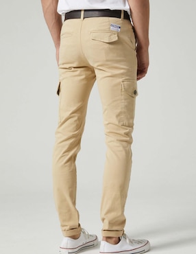 Pantalón cargo slim Altonadock de algodón para hombre