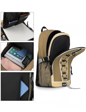 Mochila escolar Genérica impermeable para hombre