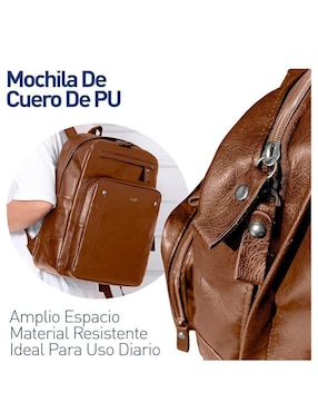 Mochila casual Genérica impermeable para hombre