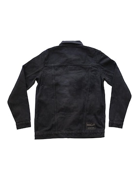 Chamarra Indicum Denim de mezclilla con bolsillos para hombre