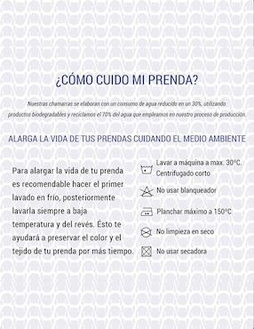 Chamarra Indicum Denim de mezclilla con bolsillos para hombre