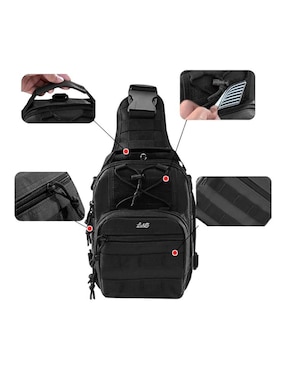 Mochila bandolera Genérica impermeable para hombre