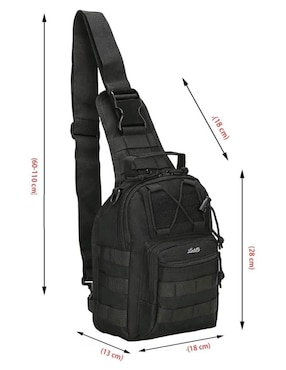 Mochila bandolera Genérica impermeable para hombre