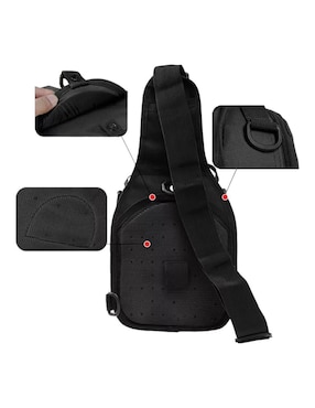 Mochila bandolera Genérica impermeable para hombre