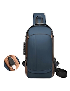 Mochila riñonera Genérica impermeable para hombre