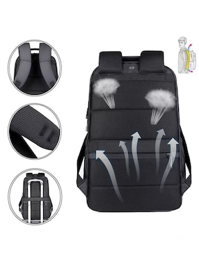 Mochila casual Genérica impermeable para hombre