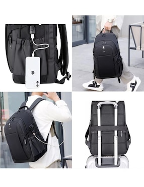 Mochila casual Genérica impermeable para hombre