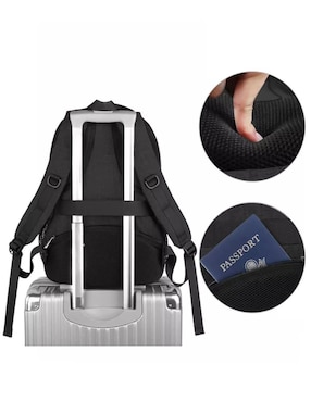 Mochila casual Genérica impermeable para hombre