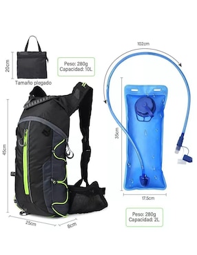 Mochila de hidratación Genérica impermeable para hombre
