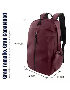 Mochila casual Genérica impermeable para hombre