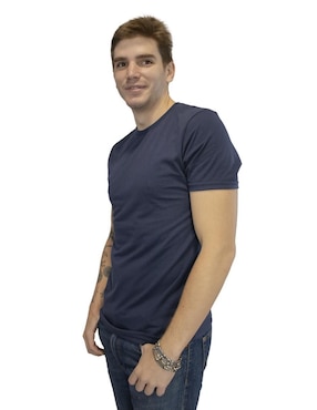 Playera Indicum Denim cuello redondo para hombre