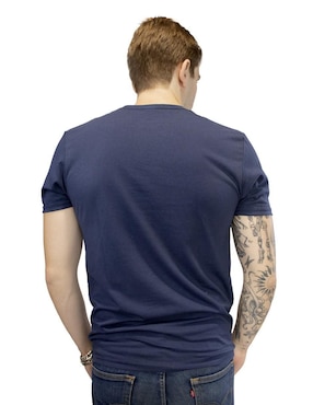 Playera Indicum Denim cuello redondo para hombre