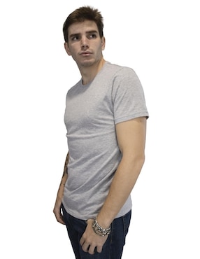 Playera Indicum Denim cuello redondo para hombre
