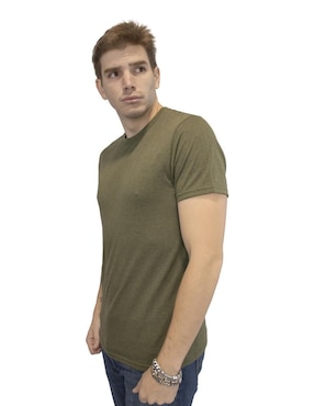 Playera Indicum Denim cuello redondo para hombre