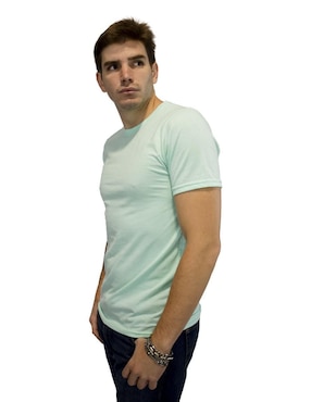 Playera Indicum Denim cuello redondo para hombre