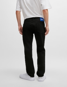 Jeans slim Hugo Blue 001 Ash lavado obscuro para hombre
