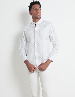 Camisa Casual Ben Sherman De Algodón Manga Larga Para Hombre