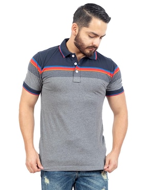 Playera Tipo Polo Gravity Para Hombre