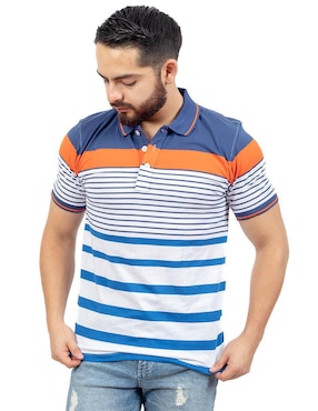 Playera Tipo Polo Gravity Para Hombre