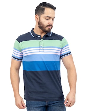 Playera Tipo Polo Gravity Para Hombre