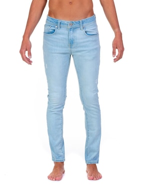 Opp´s Jeans Slim Lavado Bleach Para Hombre