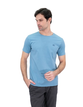 Playera Kenneth Cole Cuello Redondo Para Hombre