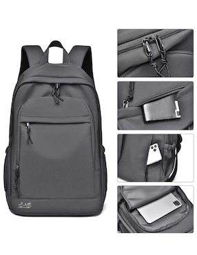 Mochila casual Genérica impermeable para hombre