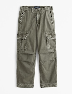 Pantalón Amplio Abercrombie & Fitch De Algodón Para Hombre