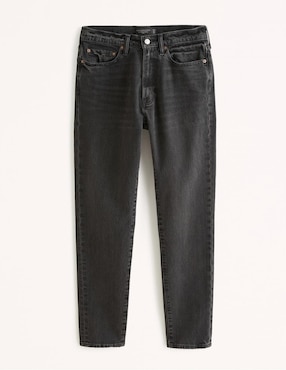 Jeans Slim Abercrombie & Fitch Lavado Obscuro Para Hombre