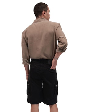 Bermuda Mchk de mezclilla para hombre