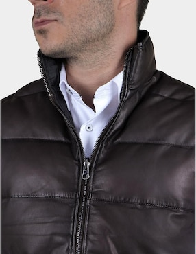 Chaleco Cuadra piel reversible para hombre