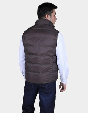 Chaleco Cuadra piel reversible para hombre