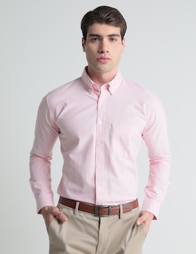 Camisa Casual Ben Sherman De Algodón Manga Larga Para Hombre