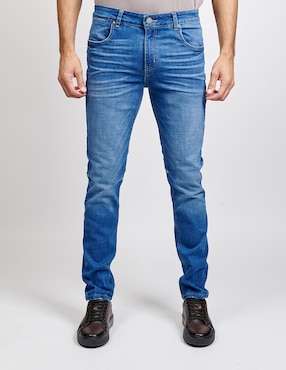 Jeans Slim Kenneth Cole KCOI24PAN75 Deslavado Para Hombre