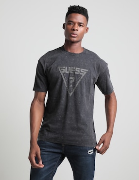 Playera GUESS Cuello Redondo Para Hombre