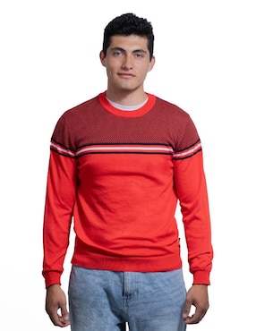 Sueter Lee Cuello Redondo Para Hombre