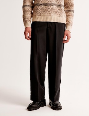 Pantalón Amplio Abercrombie & Fitch De Algodón Para Hombre